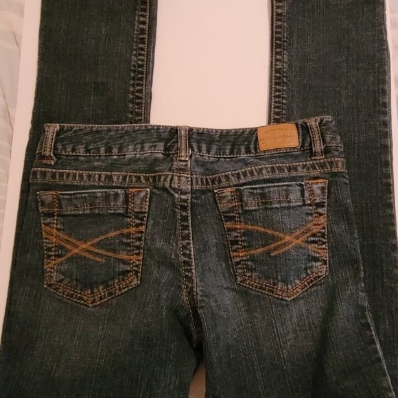 AEROPOSTALE BAYLA SKINNY JEANS - DARK WASH | AERO JEANS - Picture 4 of 9